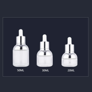 round glass serum dropper bottle packaging
